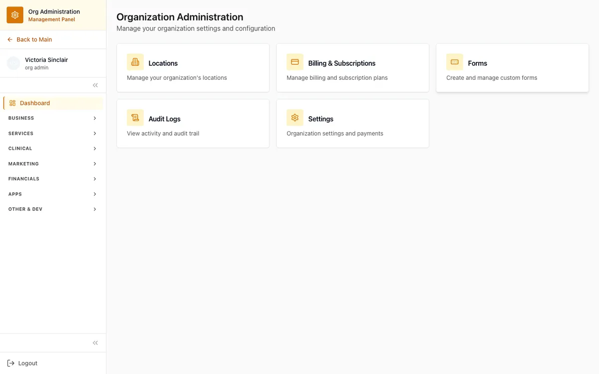 Deep admin without the chaos